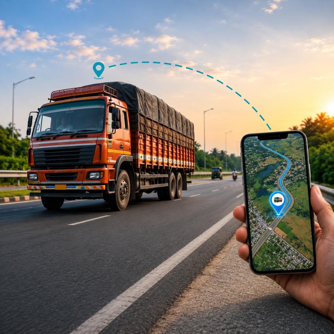 Heavy-duty vehicle equipped with a modern gps tracking device